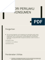 Teori Perilaku Konsumen Manajerial 1