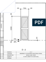 Door No. Location Description Quantity Opening D - 2 Basement 3 To Roofdeck (Electrical Room) Metal Flush Door