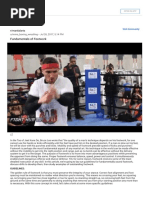 Boxing Footwork Guide With Illustrations | PDF