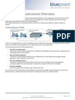 Blue Prism Data Sheet - Infrastructure Overview v5.0 Enterprise Edition