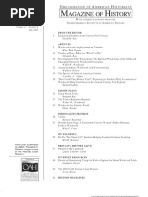Witchcraft | PDF | Witch Hunt | Witchcraft
