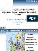 New Avenues For A Fruitful Biomedical Cooperation Between India and The Heart of Europe