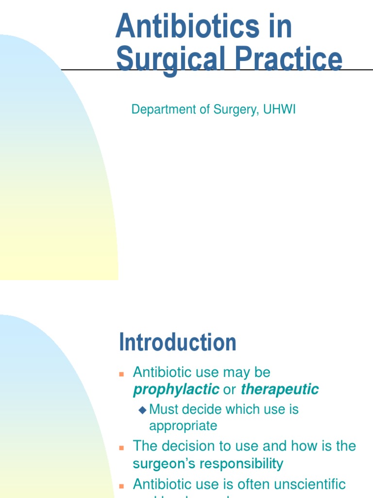Antibiotic intelligence overview