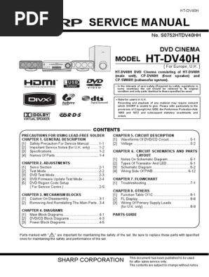 Ht Dv40h Sm Pdf Sampling Signal Processing Compact Disc