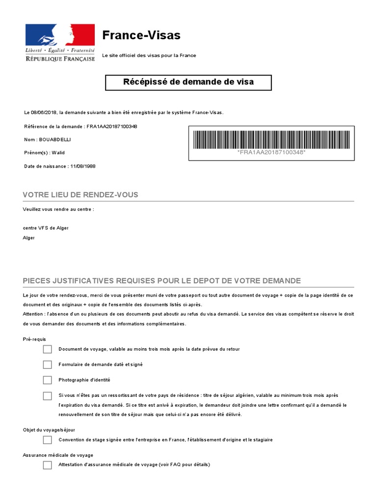 Formulaire Renouvellement Titre De Séjour Pdf Gironde HHGFDDG | PDF | Visa (Document) | Business