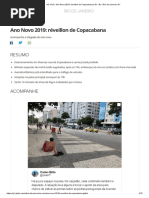 AO VIVO_ Ano Novo 2019_ Réveillon de Copacabana _ G1 _ RJ _ Rio de Janeiro _ G1