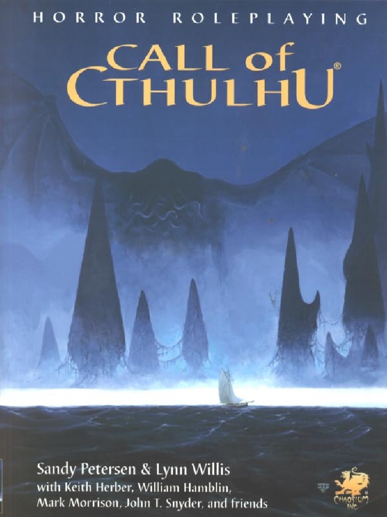 Expériences Fatales (jdr L'Appel de Cthulhu en VF