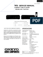  Onkyo Dx-7110 7210 