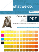 Pantone PC Chart