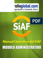 Manual Operativo ADM - Siaf