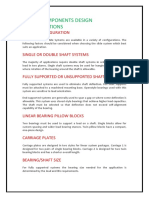 Linear Components Design Considerations