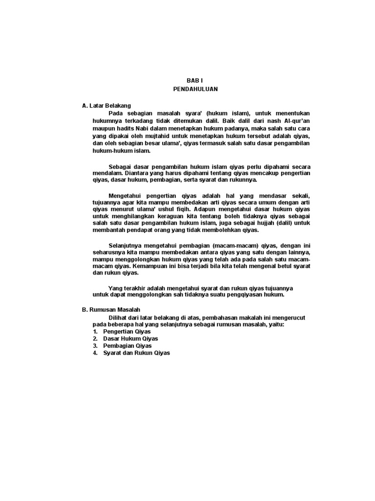 Makalah Qiyas Agus