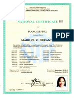National Certificate - III