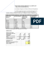 Calculo de Retenciones Fuente Impuesto A La Renta en Relacin de Depend en CIA