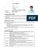 CV - Trần Văn Cầu