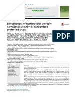 Effectiveness of Horticultural Therapy: A Systematic Review of Randomized Controlled Trials
