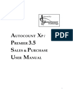 Autocount XP - Premier 3.5 For Sales and Purchase Module