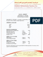 Data Sheet: Harariyat 1550 RM (General Purpose Castable)
