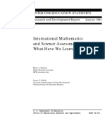 International Mathematics and Science Assessment: What Have We Learned?