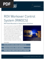 ST&R ROV Workover Control System (RWOCS)