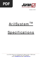 Download ArilSystem Specifications 2011 by akkoc03 SN39661070 doc pdf