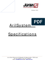 ArilSystem Specifications 2011