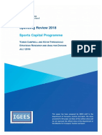 Irish Government Spending Review 2018 Sports Capital Programme