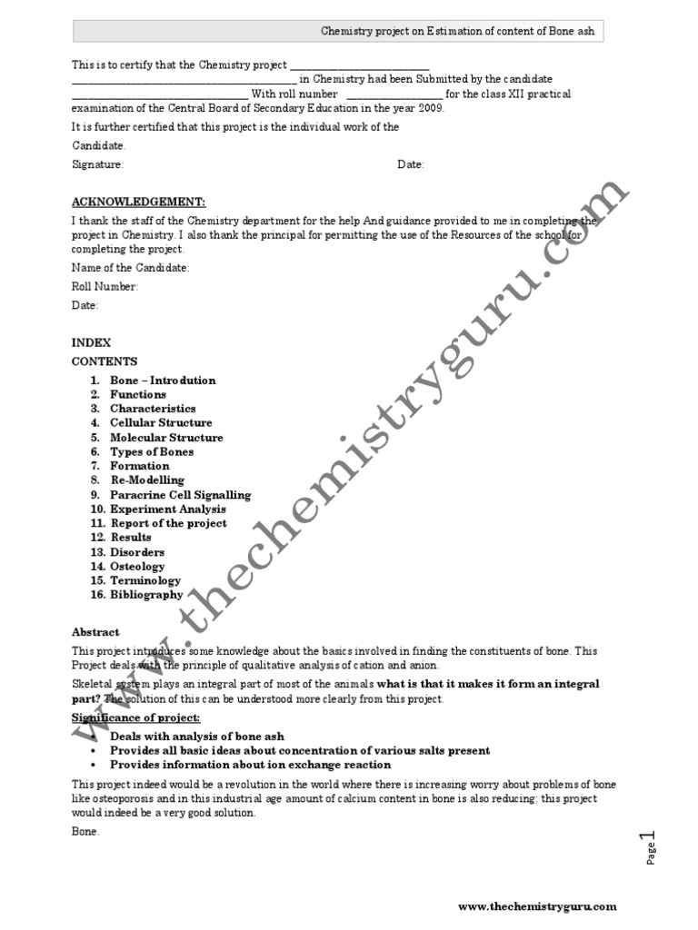 Bone Ash Composition Analysis | PDF | Bone | Osteoblast