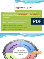 Disaster Managment Cycle