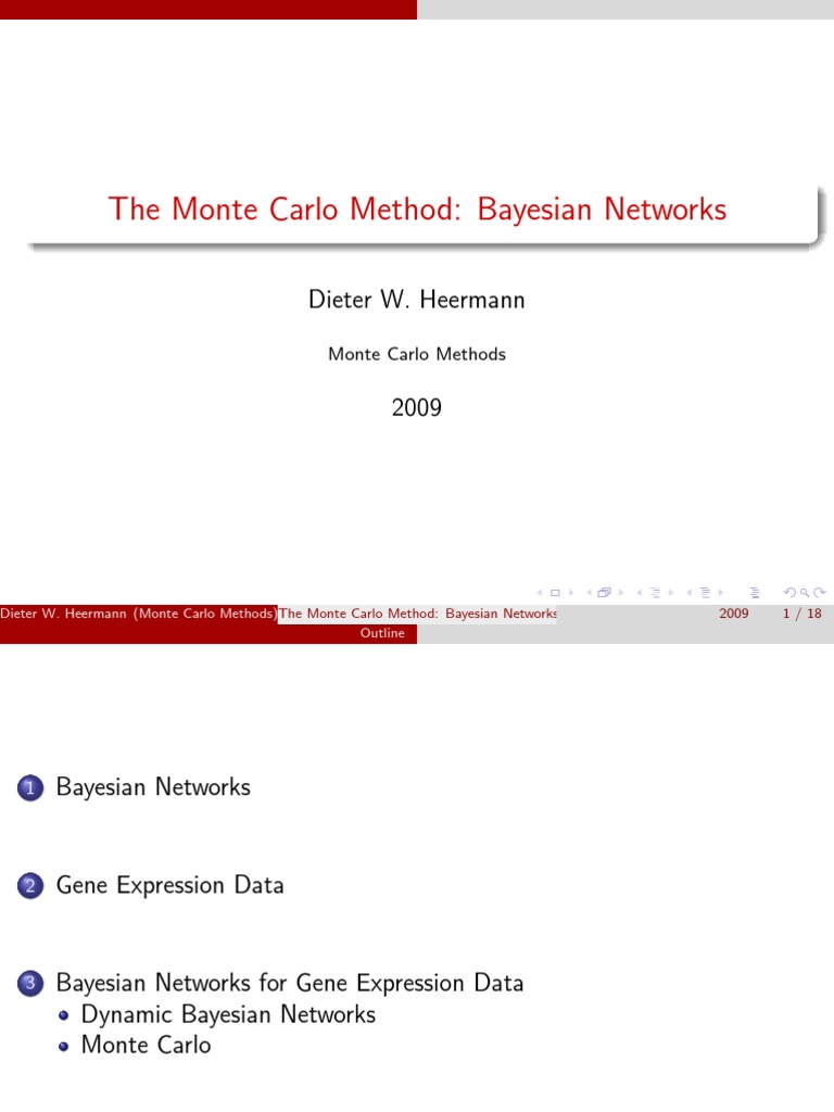 Monte Carlo Bayesian Networks Explained | PDF