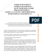 Paolo Gherri - Metodo Scientifico e Metodo Umanistico
