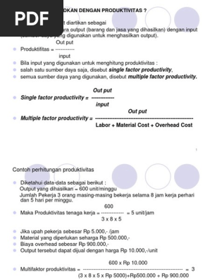 Produktivitas Pdf