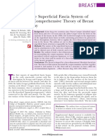 Anatomy of The Superficial Fascia System of The Breast: A Comprehensive Theory of Breast Fascial Anatomy