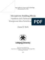 Microporous and Mesoporous Materials