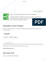 SQL Tutorial: Examples in Each Chapter | PDF | Computers