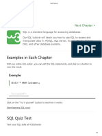 SQL Tutorial: Examples in Each Chapter