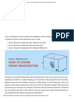 How To Draw From Imagination Part 2 - Freehand Perspective and 3D