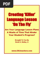 Download Creating Killer Language Lesson On The Fly by David A Bailey Jr SN39662013 doc pdf