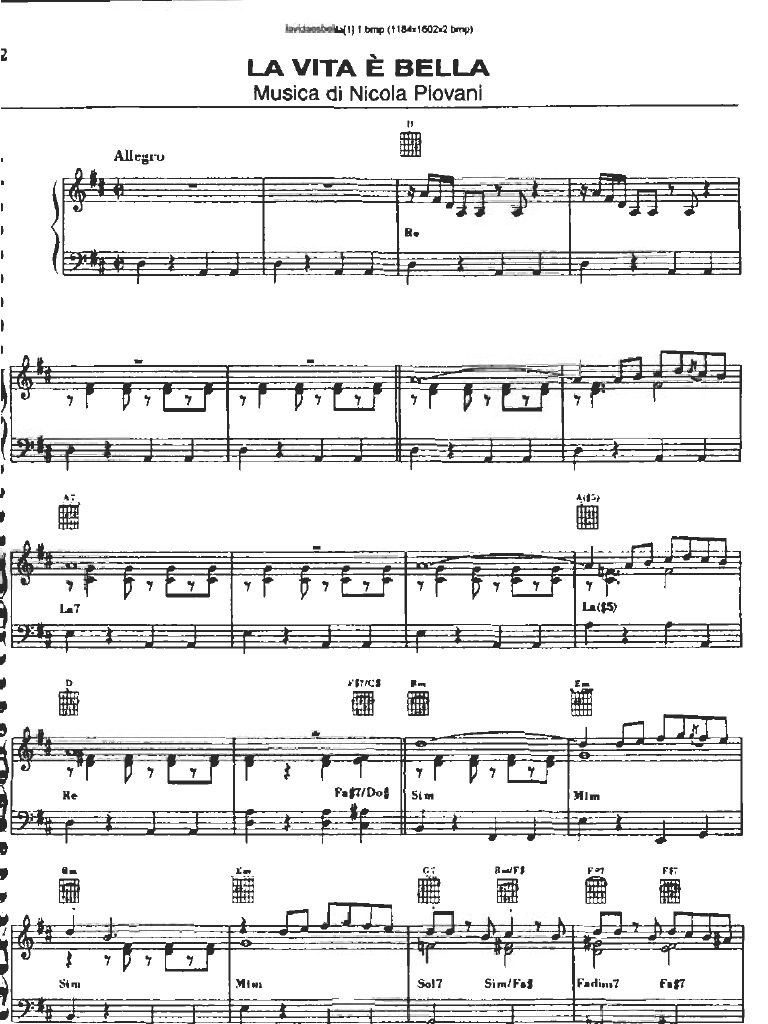 Colonna Sonora Di La Vita è Bella