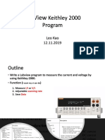 Labview: Keithley 2000 Program
