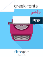 Flipside Greek Fonts Guide 2017 PDF