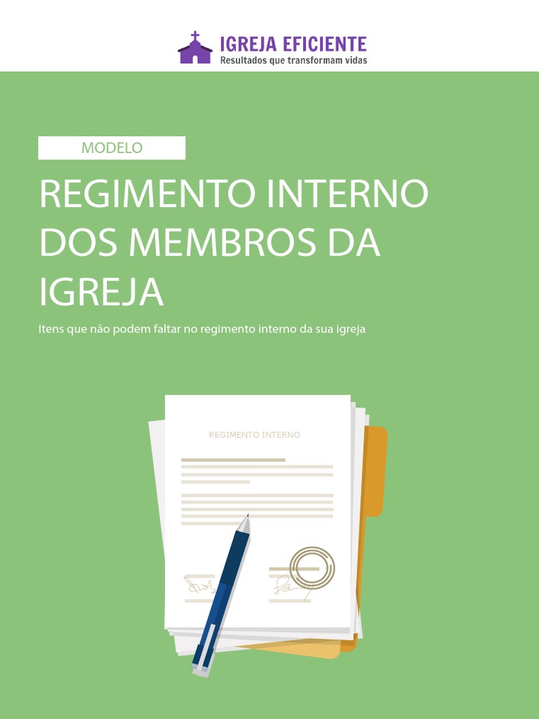 Modelo_de_Regimento_Interno_dos_Membros_da_Igreja (1).pdf Batismo Igreja Católica