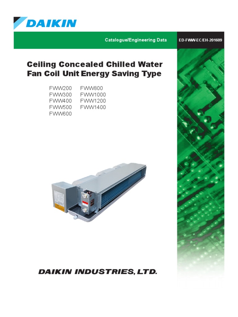 Chilled Water Fan Coil Unit Fww Ec Hvac Air Conditioning Chilled Water Fan Coil Unit Fww Ec Hvac Air Conditioning