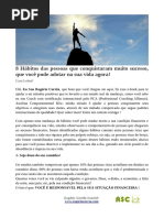 8 Hábitos de Pessoas de Sucesso
