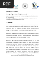 Nota técnica sobre sarampo