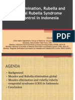 Measles Elimination, Rubella and CRS Control in Indonesia