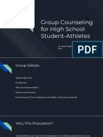 Group Counseling For High School Student-Athletes