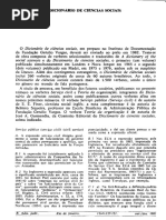 Dicionário de Ciencias Sociais