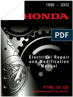 Honda VT750CD ACE Elec Repair and Mod Manual PDF