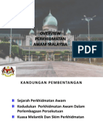 Overview Perkhidmatan Awam PTM Kent